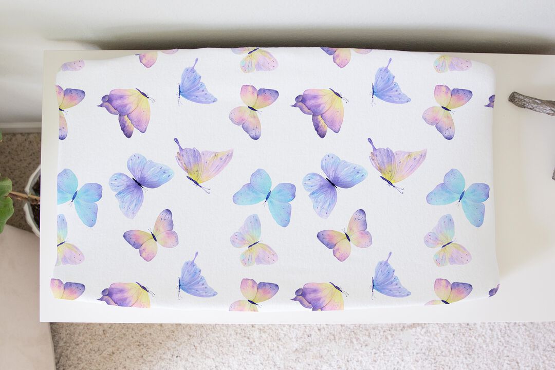Baby Changing Pad Cover - Butterfly