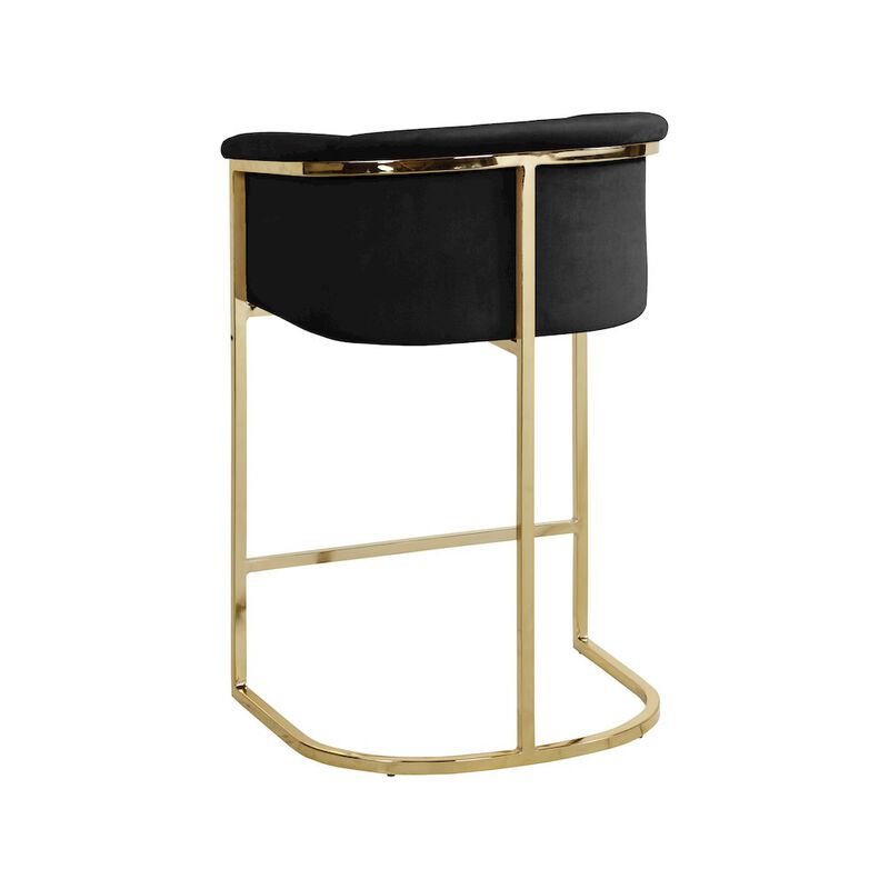 Meridian Furniture Donatella Velvet Stool