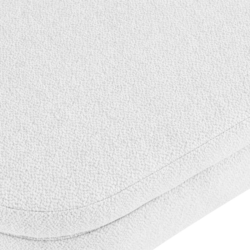 Streamdale Ottoman Oval Storage Bench, Rubberwood Legs image number 7