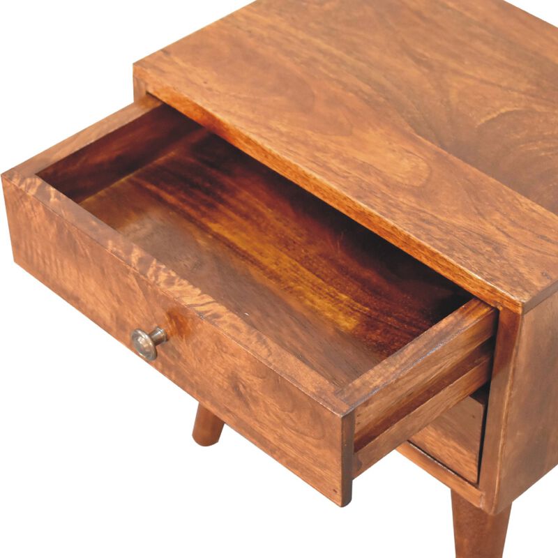Artisan Furniture Mini Chestnut Modern Solid Wood Bedside