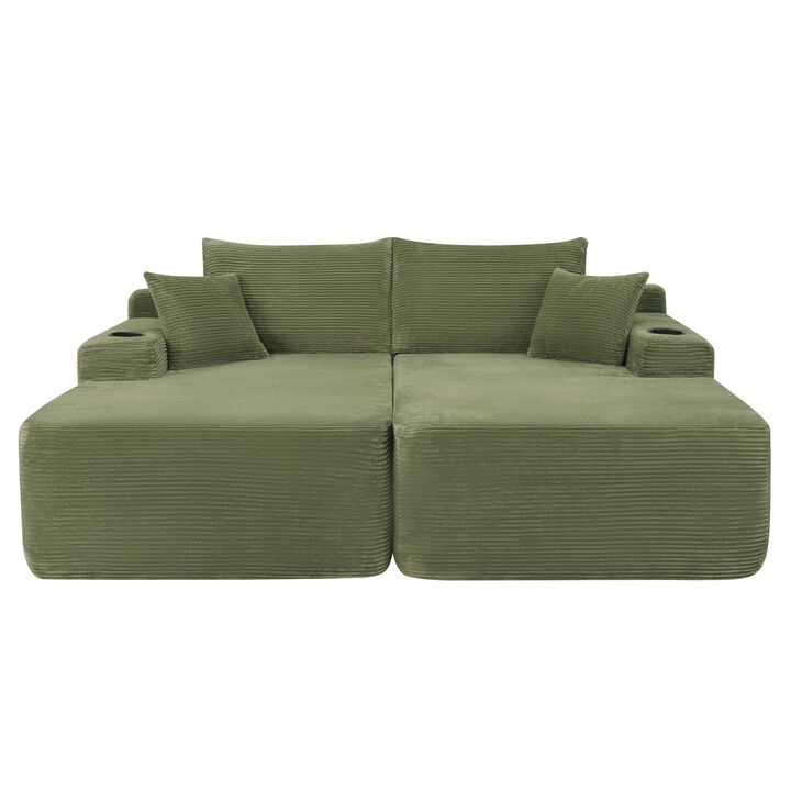 Mesug 69" Cloud Sectional Couch