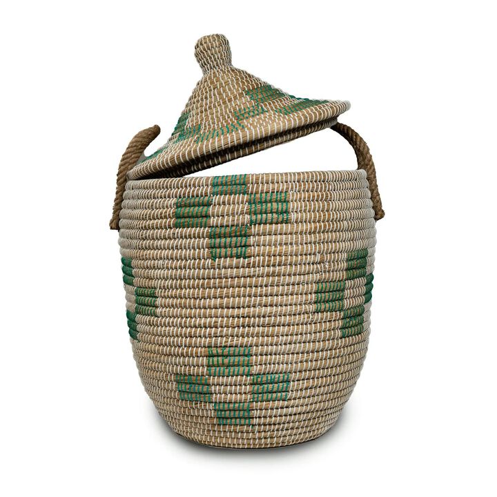 Kans Grass Round Bottom Storage Basket