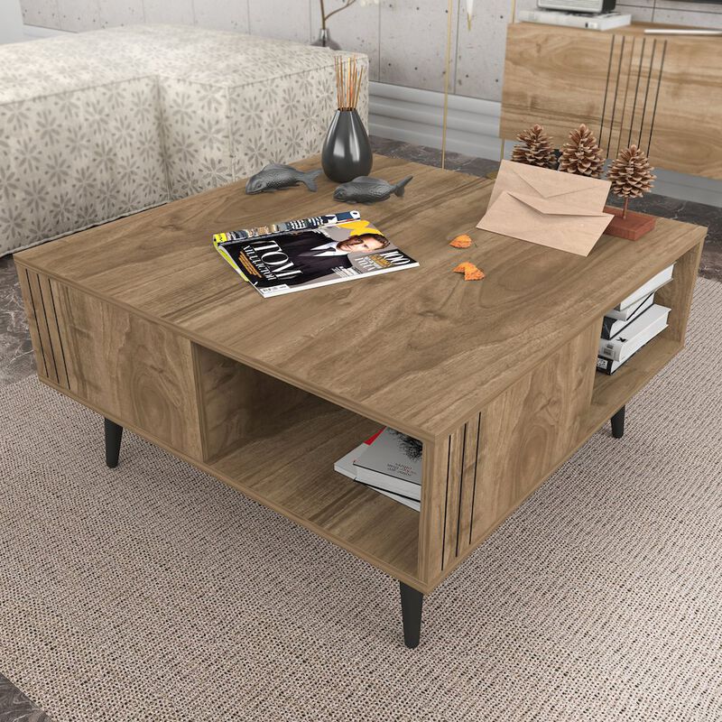 Decorotika Ronas Coffee Table - Walnut