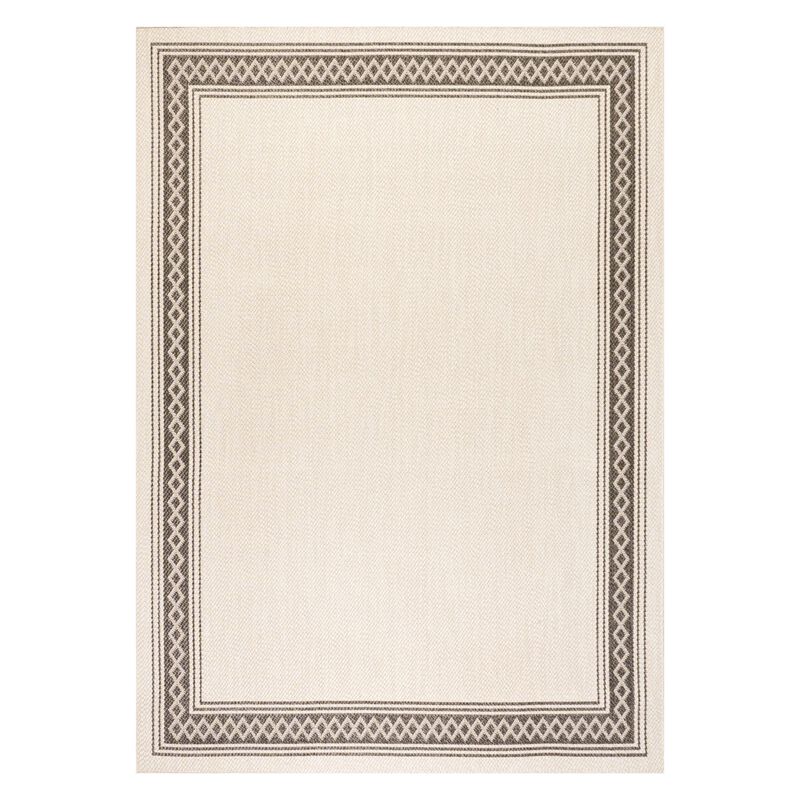 Lucia Classic Diamond Border Indoor/Outdoor Area Rug