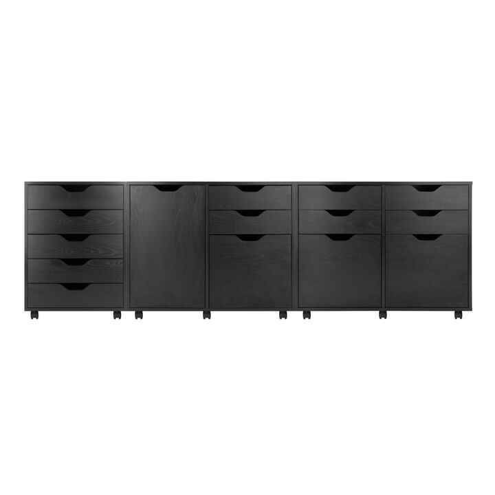 Winsome Wood Halifax Storage Cabinet, Black