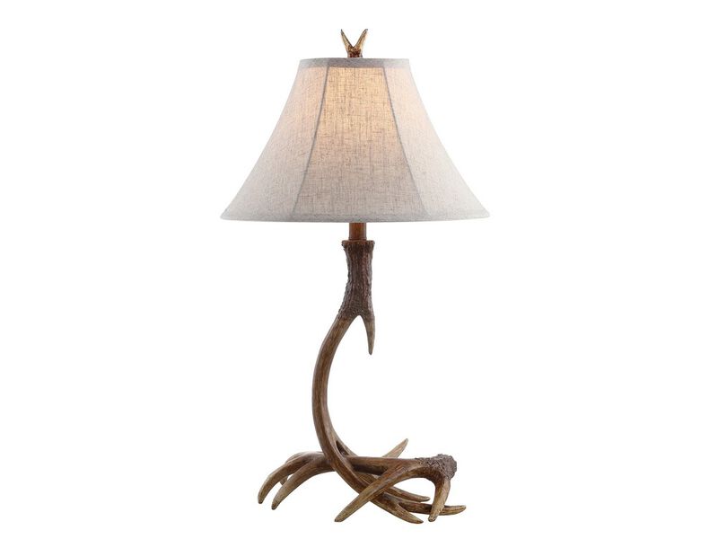 Antler Rustic Resin LED Table Lamp