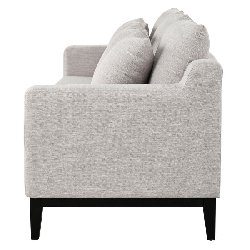 Merax Comfy 3-seat Sofa with Wooden Legs