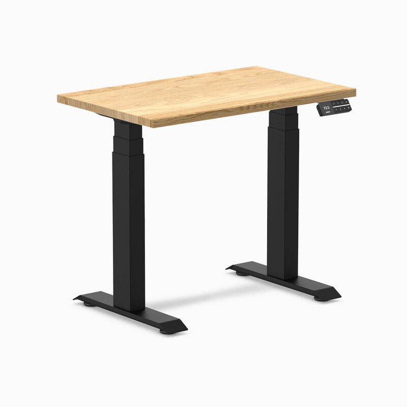 Desky Dual Mini Hardwood Sit Stand Desk image number 0