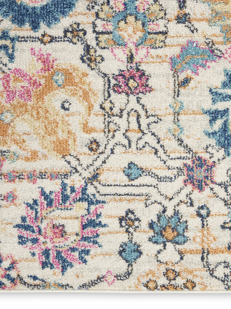 Passion PSN01 Ivory/Multicolor 1'10" x 2'10" Rug image number 3
