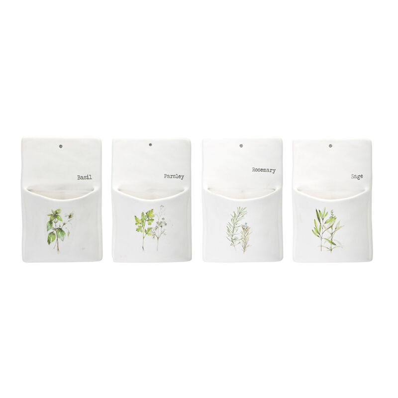 Wall Pocket (Set of 4) &ndash; Decorative Hanging Storage for Home Organization and Decor