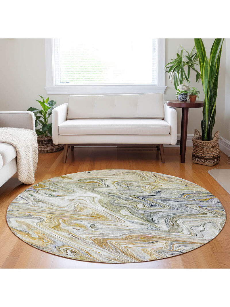 Ravenna RN8 Linen 8' Round Rug