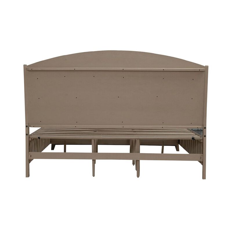 Liberty Furniture Avalon King Upholstered Storage Bed Frame with Footboard Drawer image number 3