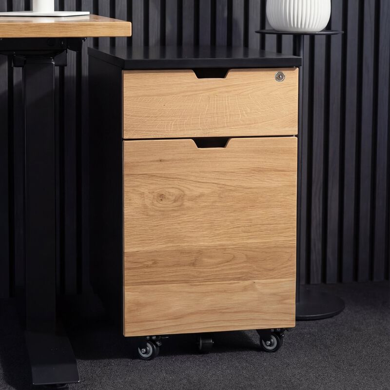Desky Wooden Minimal Filing Cabinet image number 1