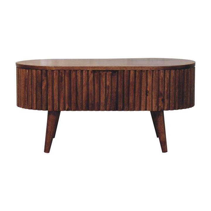 Artisan Furniture Solid Wood Honey Caramel Mokka Coffee Table