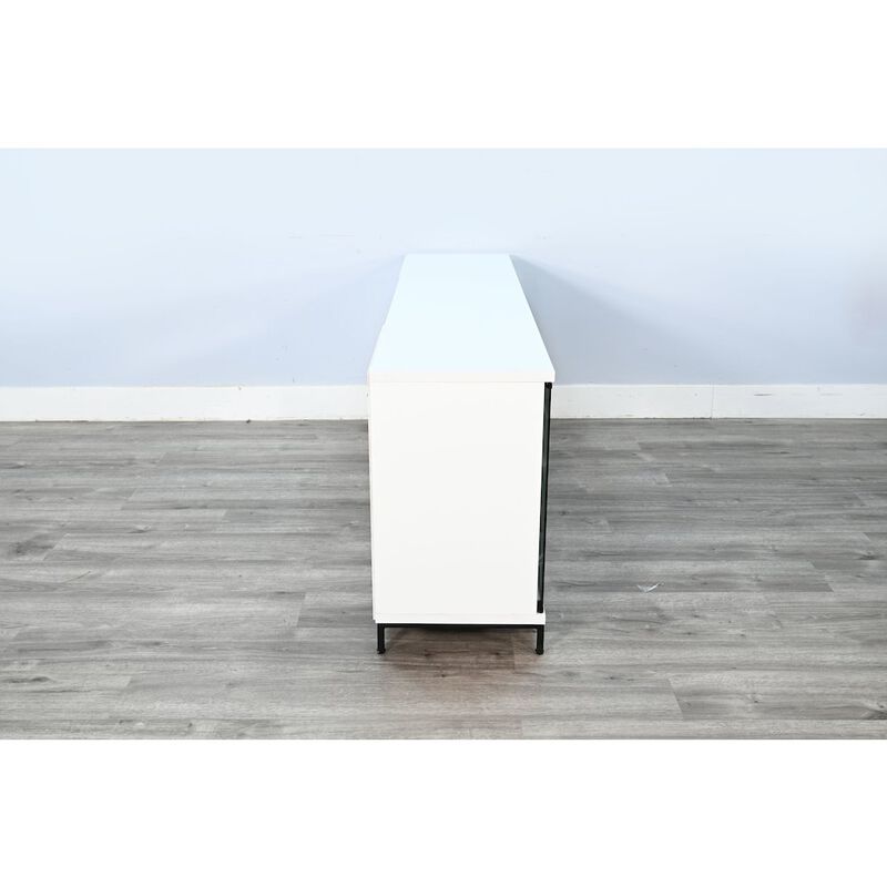 Sunny Designs 70" Media Console with Electric Fireplace image number 2