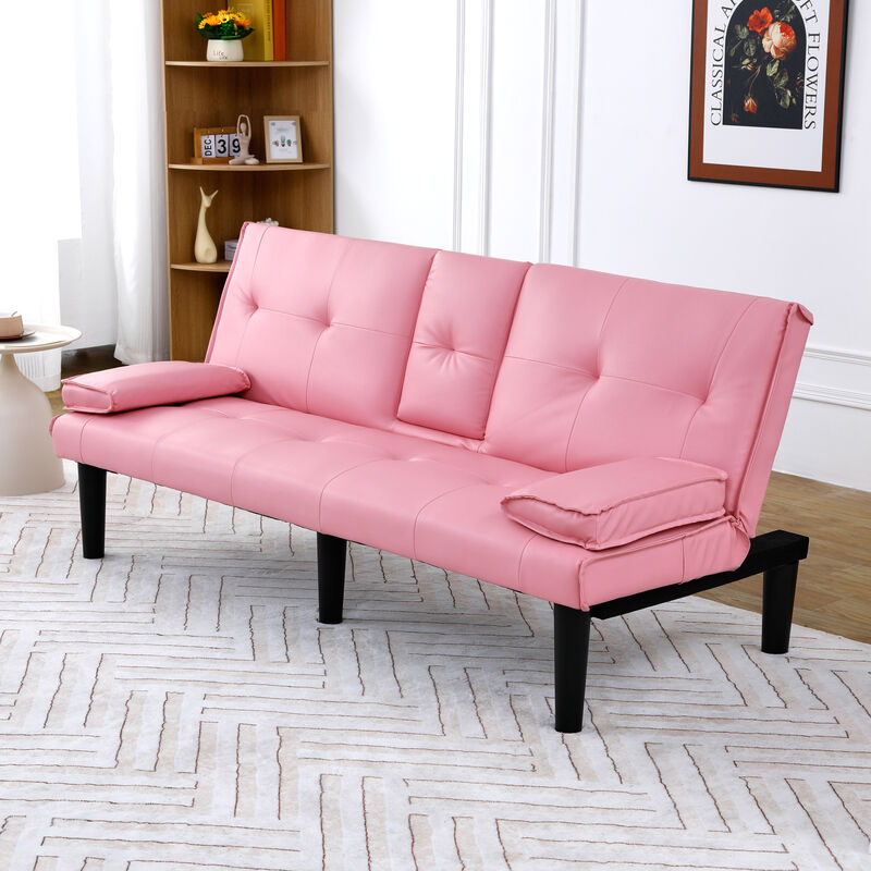 Malwin PVC multi-functional sofa bed image number 2