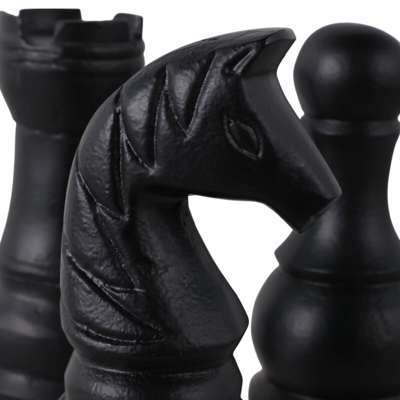 S/3 9" Chess Pieces On Marble image number 4