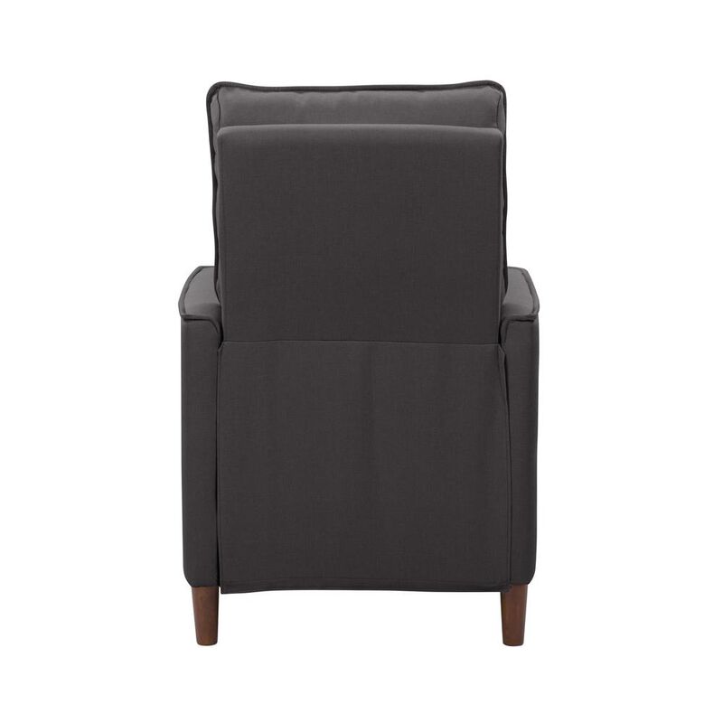 CorLiving Alder Manual Recliner in Dark Grey