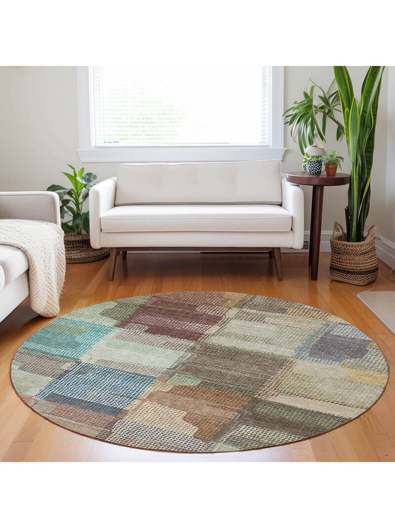 Ravenna RN10 Putty 8' Round Rug