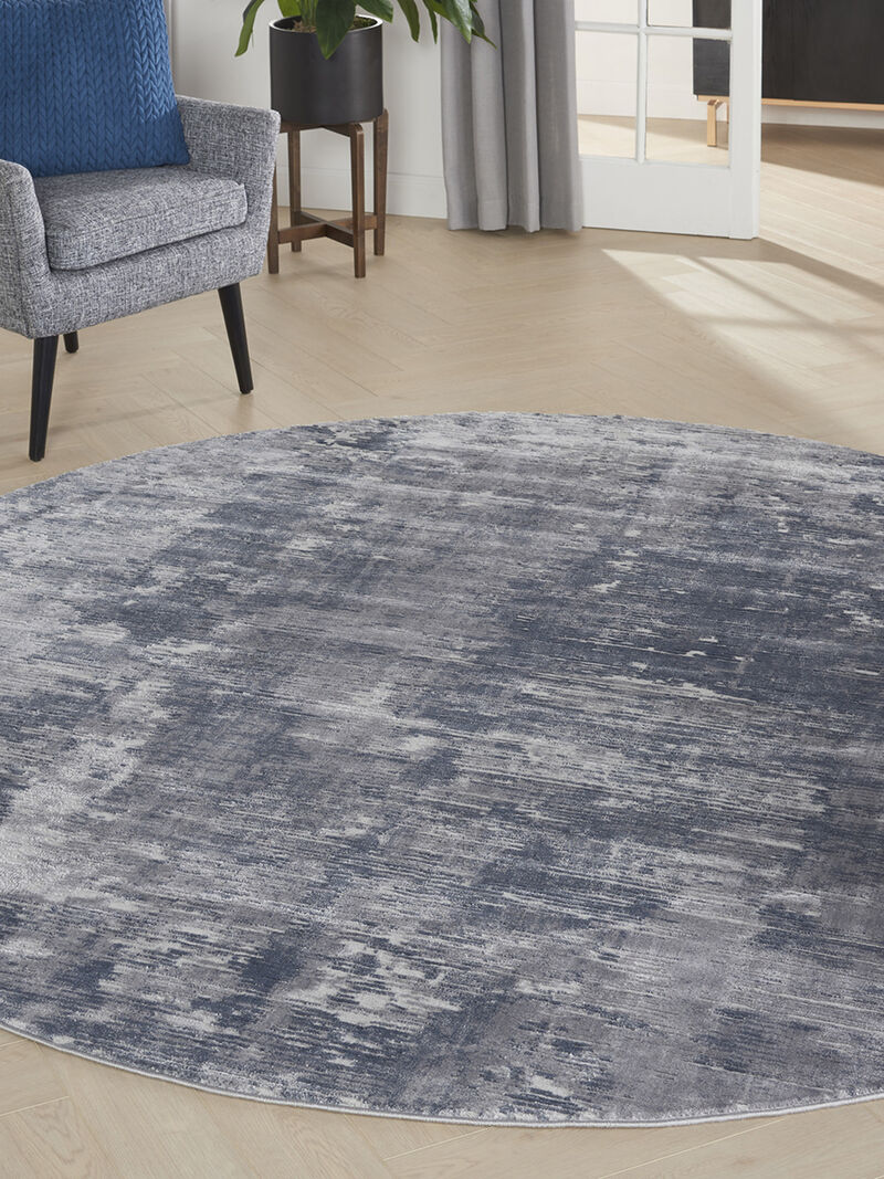Rustic Textures RUS05 Gray 5'3" x Round Rug image number 6