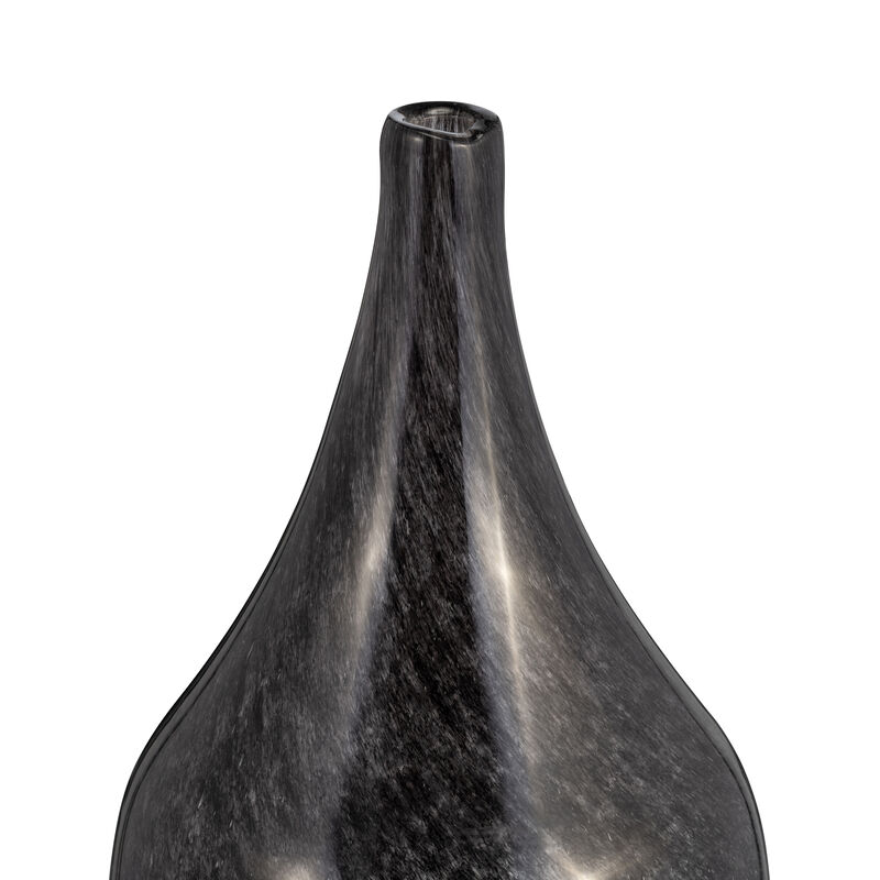Glass 14" Vase Blue Ombre image number 2