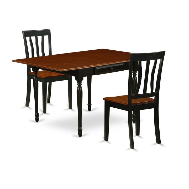 Dining Room Set Black & Cherry