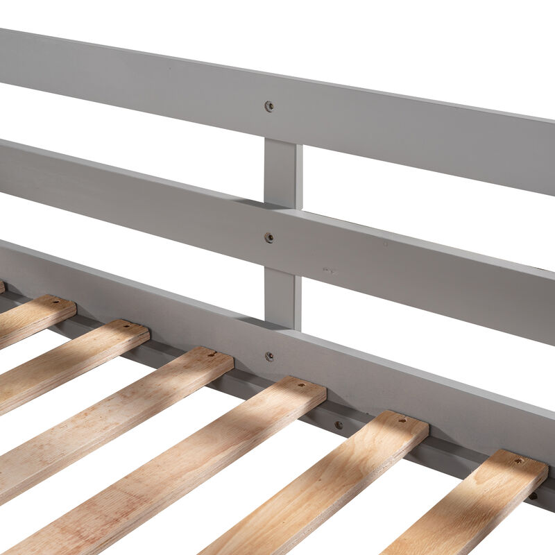 Merax Full and Twin Size L-Shaped Bunk Bed