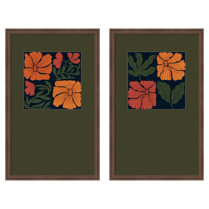 Modern Blooms III & IV 2 Piece