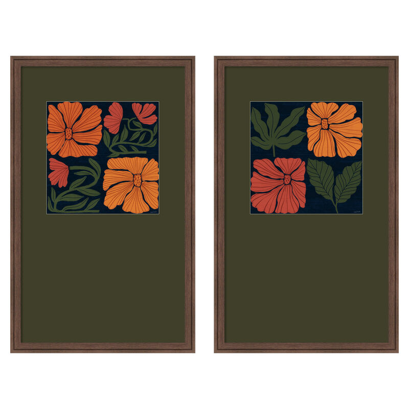Modern Blooms III & IV 2 Piece image number 0