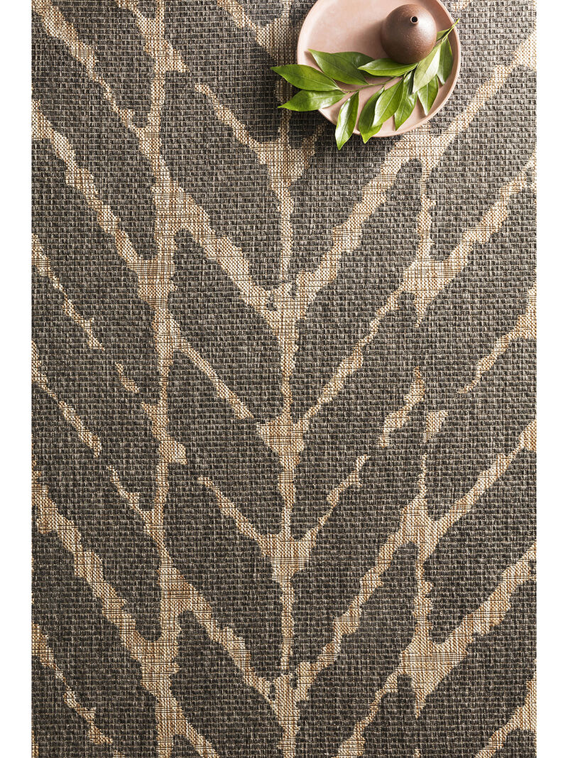 Isle IE02 Charcoal/Mocha 7'10" x 10'9" Rug