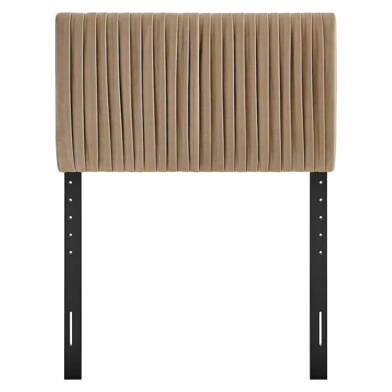 Eloise Stain-Resistant Performance Velvet Twin Headboard image number 3