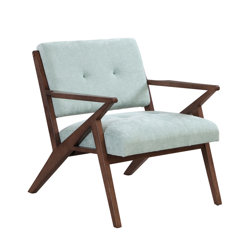 Merax Mid-Century Modern Accent Chair with Plush Cushions