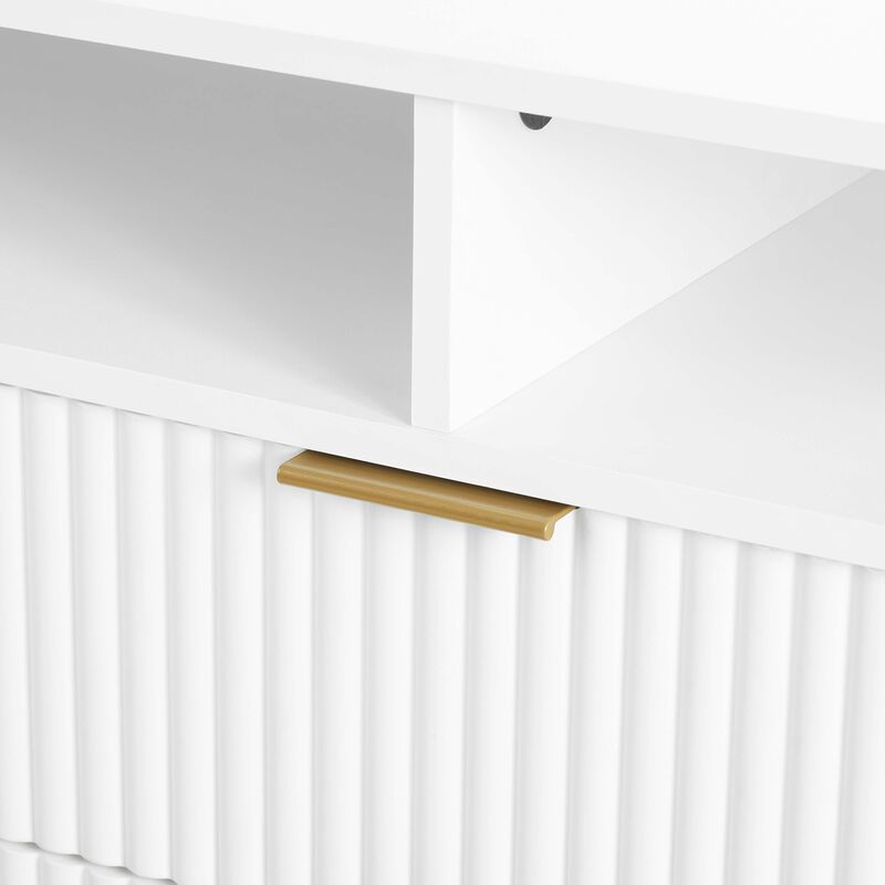 Dumbo Large TV Stand in White