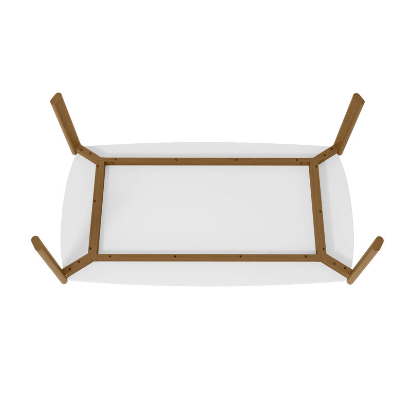 Gales White 70" Dining Table