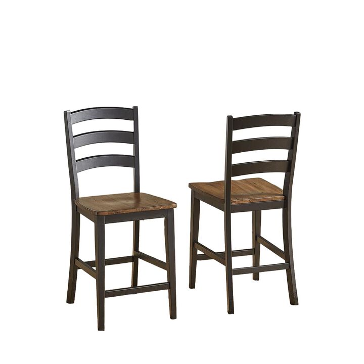 Belen Kox Two-Tone Counter Height Chairs (Set of 2), Belen Kox