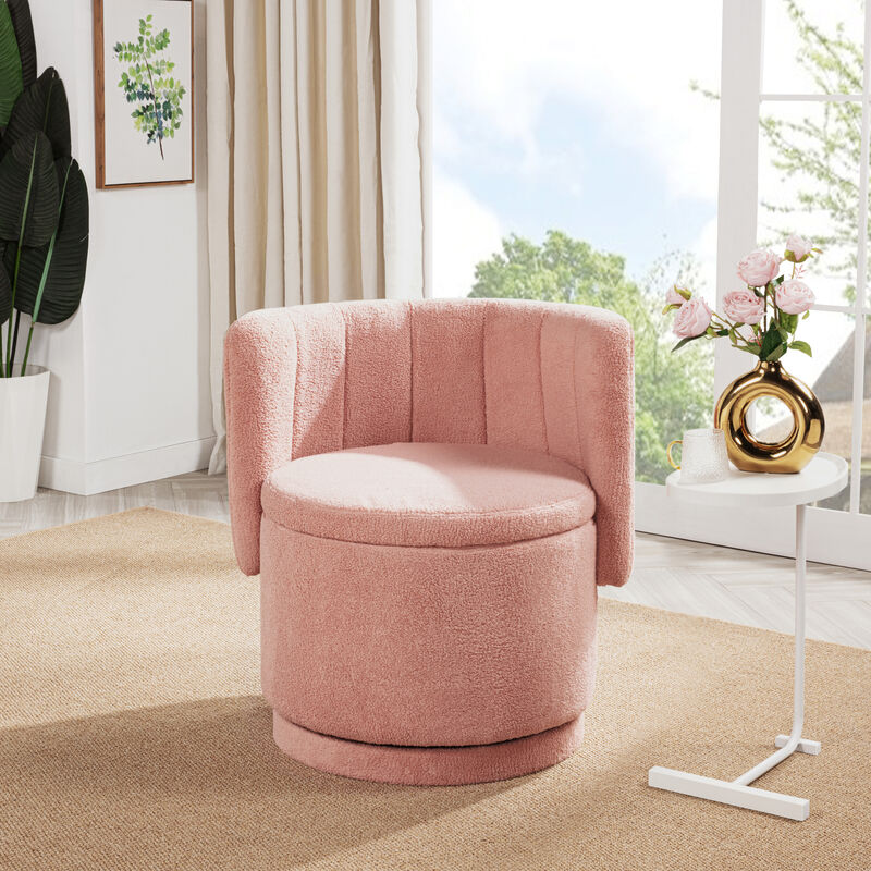 GOODSILO 360 Degree Swivel Sofa Chair With Hidden Storage Compartment For Versatile Home Seating Solutions image number 1