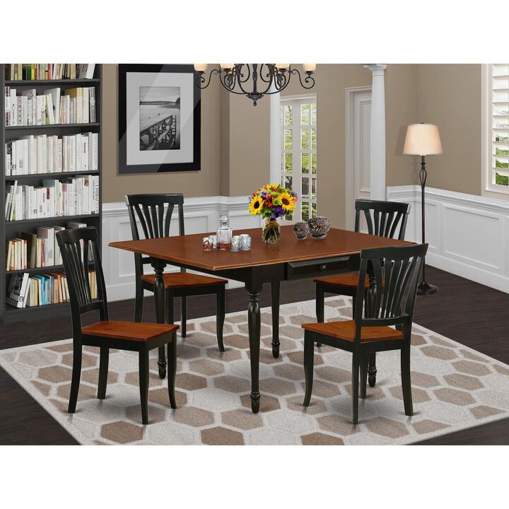 Dining Room Set Black & Cherry