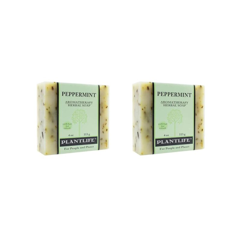 Plantlife Bar Soap - Peppermint 2 Pack image number 2