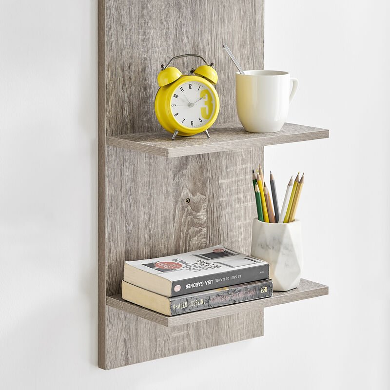 Five-Tier Wide Column Wall Shelf
