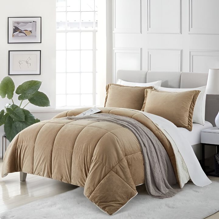 Cozy Reversible Comforter Set &ndash; Plush Microfiber Quilt for Year-Round Comfort