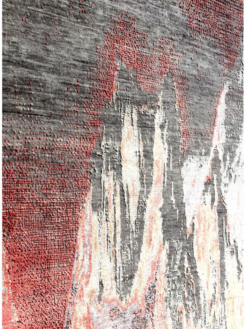 Amour 840243 Charcoal 8' x 10' Rug image number 3