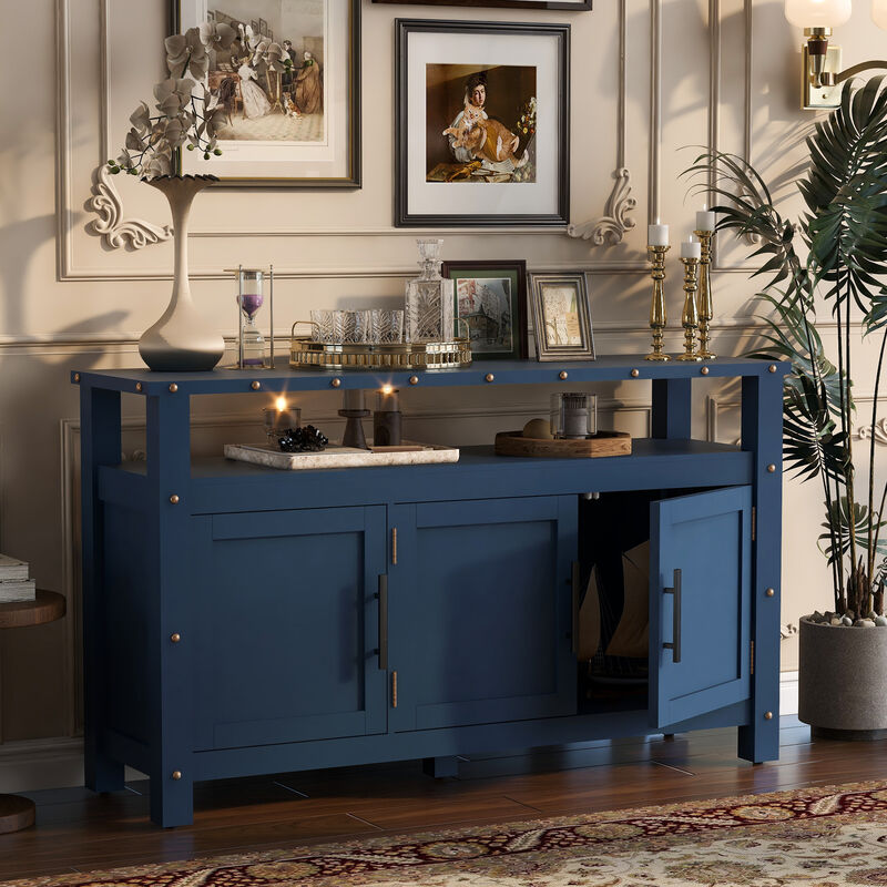 Wargip 55.1''Pine Sideboard image number 2