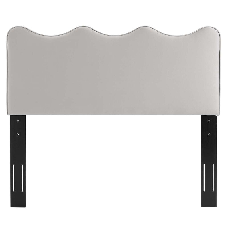 Modway Athena Performance Velvet King/California King Headboard in Light Gray image number 0