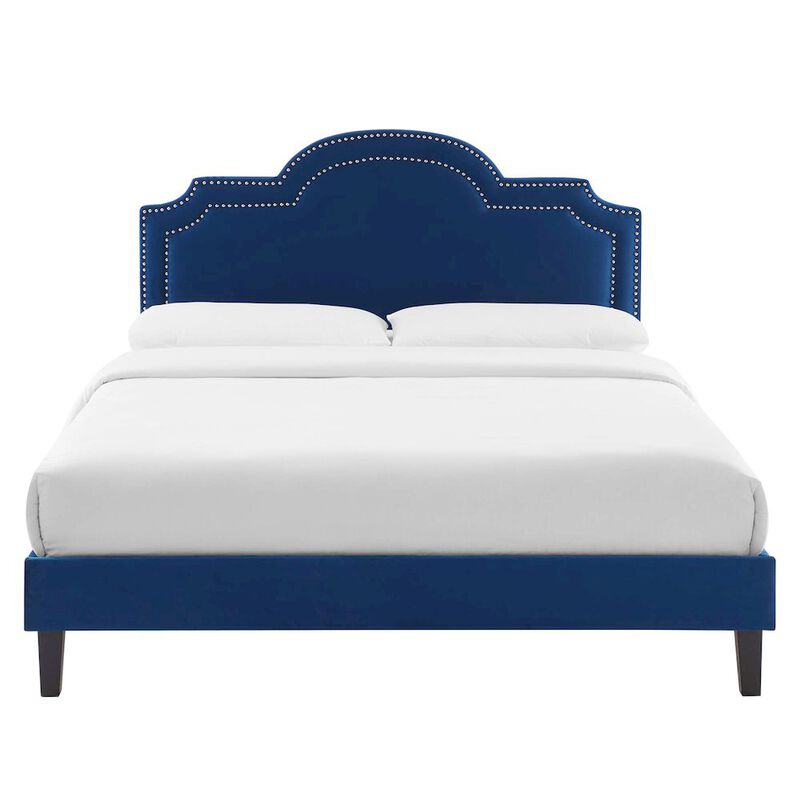 Aviana Performance Velvet King Bed image number 3