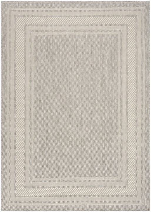 HomeRoots Geometric Indoor Outdoor Area Rug
