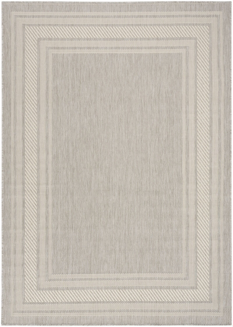 HomeRoots Geometric Indoor Outdoor Area Rug image number 0