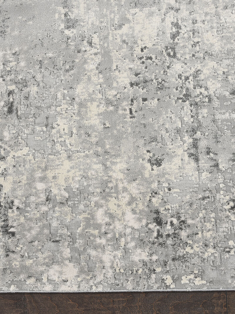 Rustic Textures RUS07 Gray/Beige 2'2" x 7'6" Rug image number 2