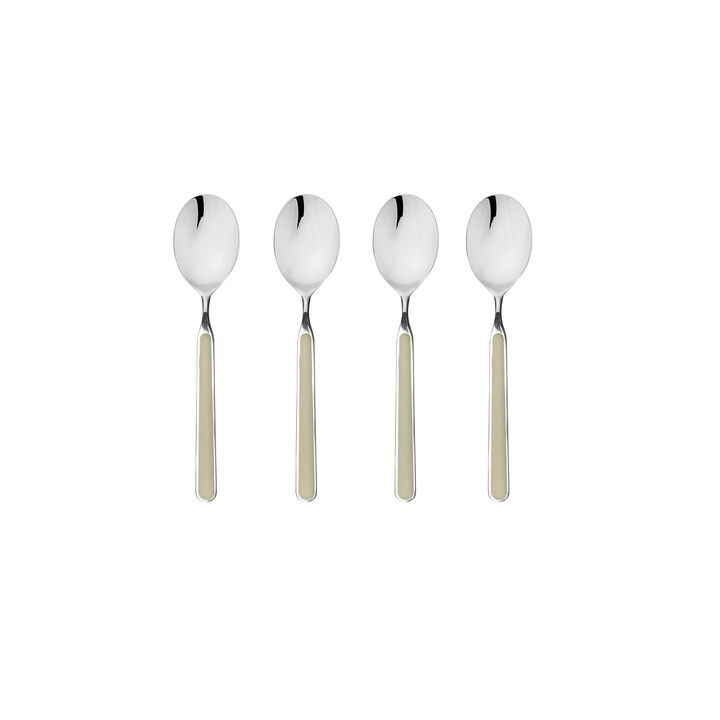 Fantasia 4-Piece Coffee Spoon Set in Turtle Dove