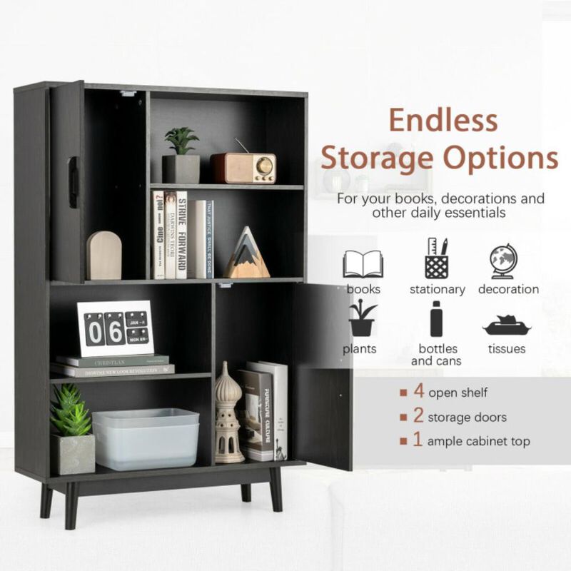 Hivvago Sideboard Storage Cabinet with Door Shelf