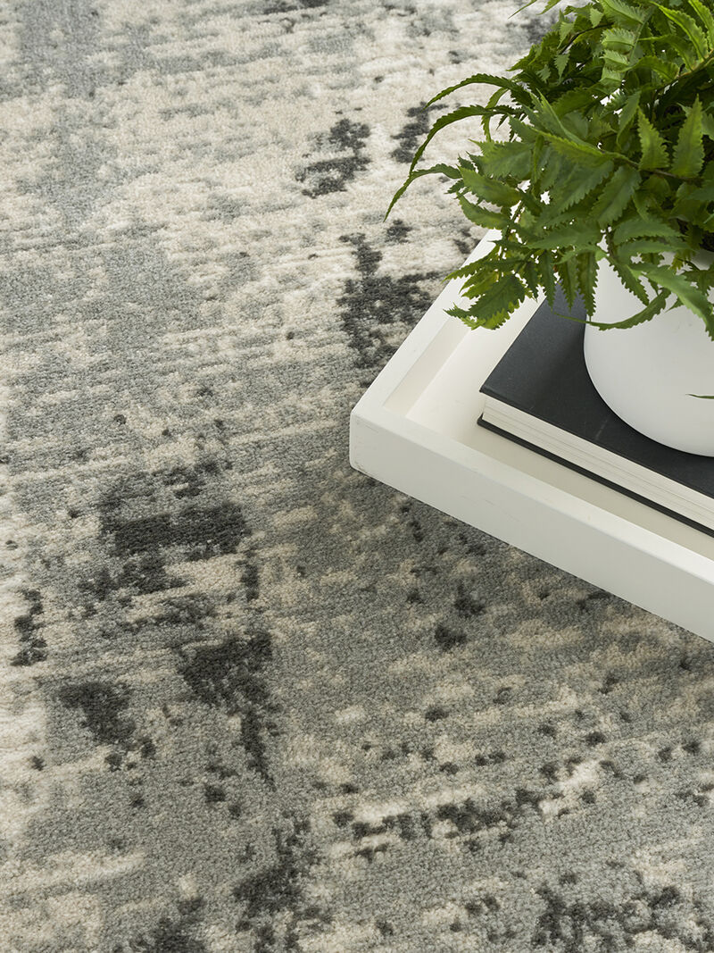 Serenity Home SRH06 Ivory/Gray 9' x 12' Rug